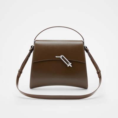 Leather shoulder crossbody large capacity premium messenger bag briefcase
